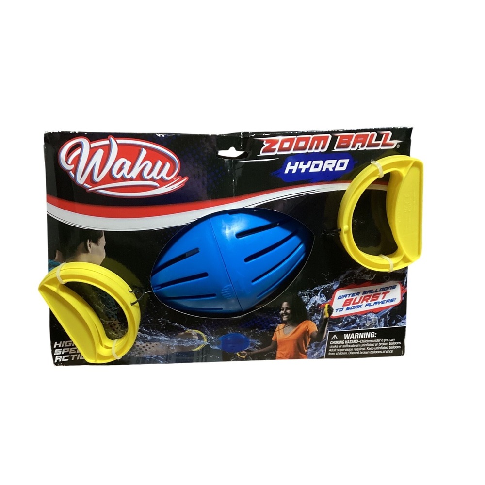 Wahu Zoom Ball Hydro Water Balloon Outdoor Game Blue Yellow High Speed Action